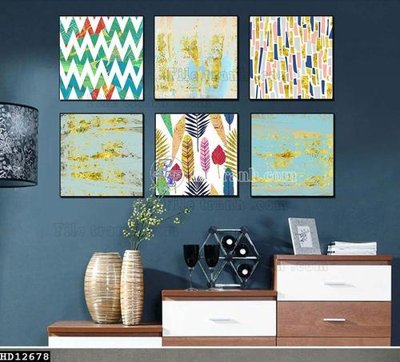 File gốc File tranh hiện đại pha lê gương HD12678 (ảnh chi tiết) để in ấn