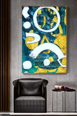 File in trần File tranh hiện đại pha lê gương HD12694 (bản gốc) phong cảnh