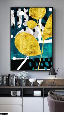 File gốc File tranh hiện đại pha lê gương HD12696 (in lụa) chi tiết cao