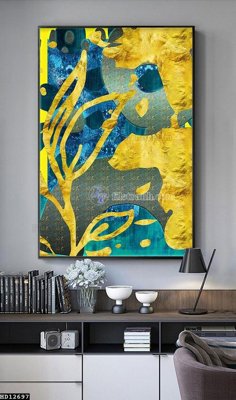 File gốc File tranh hiện đại pha lê gương HD12697 (cho in ấn) độc quyền