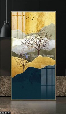 File ảnh gốc File tranh hiện đại pha lê gương HD12734 không vỡ nét