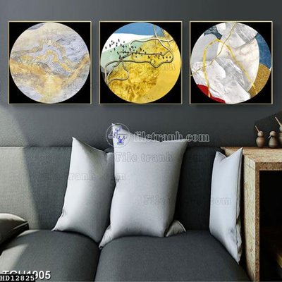 File tranh File tranh hiện đại pha lê gương HD12825 (bản gốc) in canvas