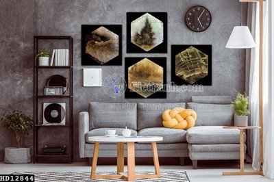 File gốc File tranh hiện đại pha lê gương HD12844 (phong cách) cổ điển