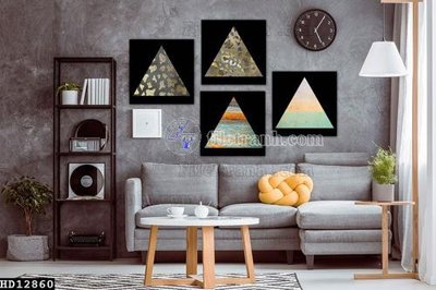 File PSD File tranh hiện đại pha lê gương HD12860 (gốc) nhiều lớp (multi-layer)