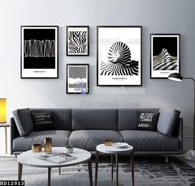 File PSD File tranh hiện đại pha lê gương HD12913 (gốc) cho designer