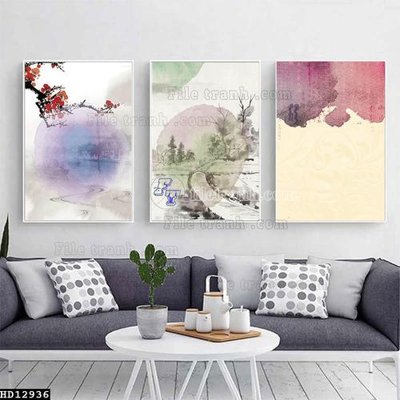 Tải file File tranh hiện đại pha lê gương HD12936 (PSD) cho in tranh kính