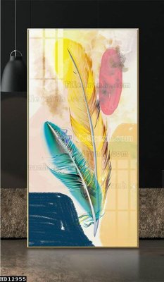 File in trần File tranh hiện đại pha lê gương HD12955 (file gốc) phong thủy