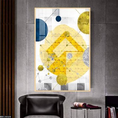 File in trần File tranh hiện đại pha lê gương HD13020 (bản gốc) trời sao