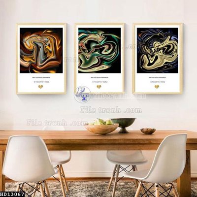 File gốc File tranh hiện đại pha lê gương HD13067 (in ấn) màu sắc trung thực