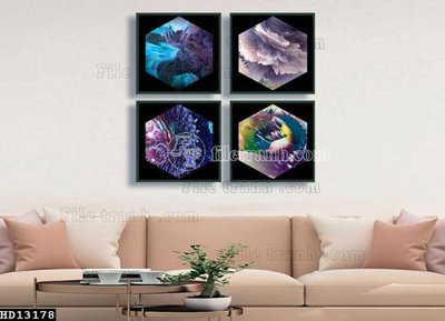 Tải file File tranh hiện đại pha lê gương HD13178 (gốc) làm tranh treo tường