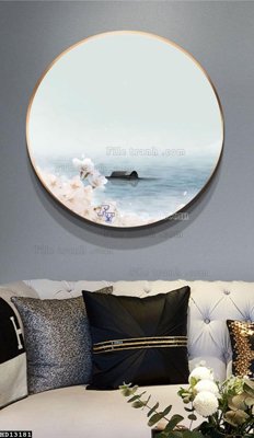 File tranh trang trí File tranh hiện đại pha lê gương HD13181 (file gốc)