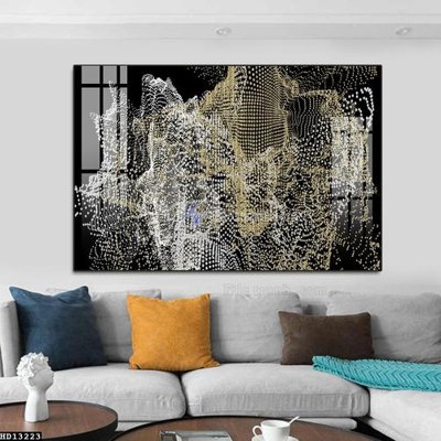 File gốc File tranh hiện đại pha lê gương HD13223 (thiết kế) cho in ấn