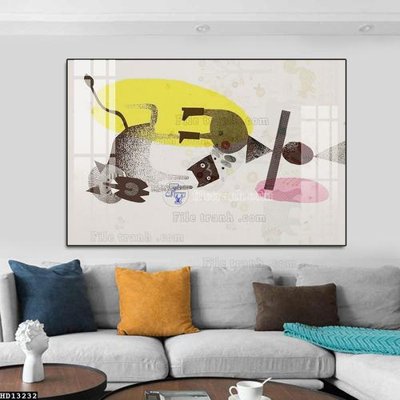 Hình ảnh file gốc in lụa File tranh hiện đại pha lê gương HD13232