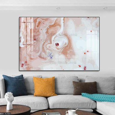 File gốc File tranh hiện đại pha lê gương HD13266 (in lụa) chi tiết cao