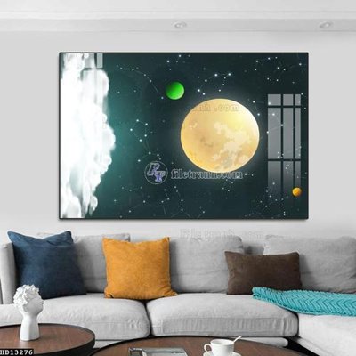 File gốc File tranh hiện đại pha lê gương HD13276 (in 3D) nghệ thuật