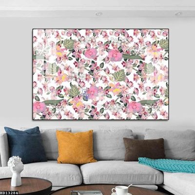 File in ấn File tranh hiện đại pha lê gương HD13284 (bản gốc) cao cấp