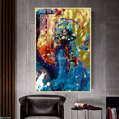 File gốc File tranh hiện đại pha lê gương HD13296 (chủ đề hiện đại) trang trí