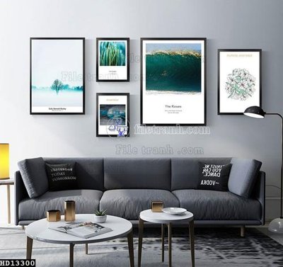 Tệp tin gốc File tranh hiện đại pha lê gương HD13300 (dùng cho in ấn) chuyên nghiệp