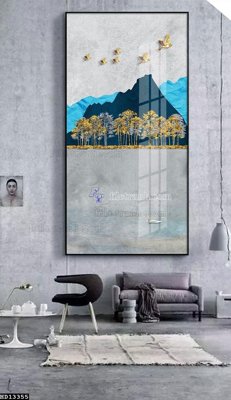 File PSD File tranh hiện đại pha lê gương HD13355 (gốc) cho designer