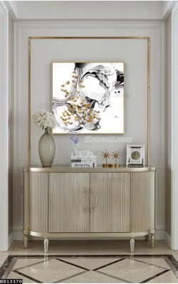 File in ấn File tranh hiện đại pha lê gương HD13370 chuyên nghiệp