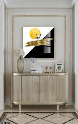 File gốc File tranh hiện đại pha lê gương HD13390 (in ấn) màu sắc trung thực