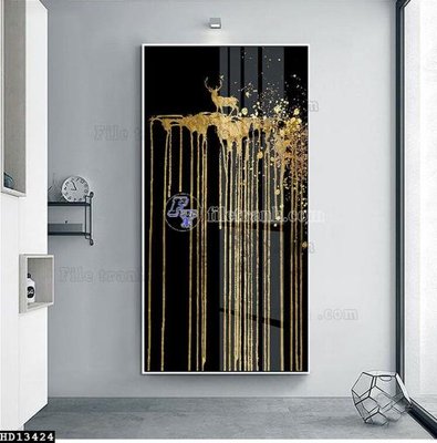 Download file gốc File tranh hiện đại pha lê gương HD13424 (in lụa) nghệ thuật