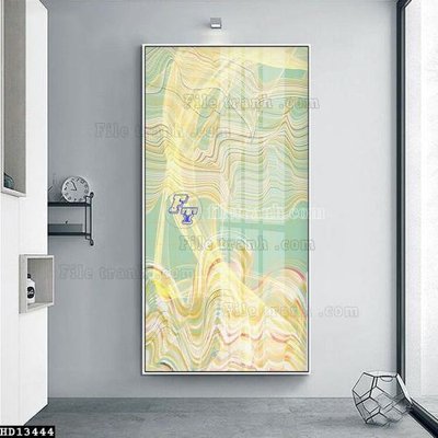 File gốc File tranh hiện đại pha lê gương HD13444 (thiết kế) độc quyền