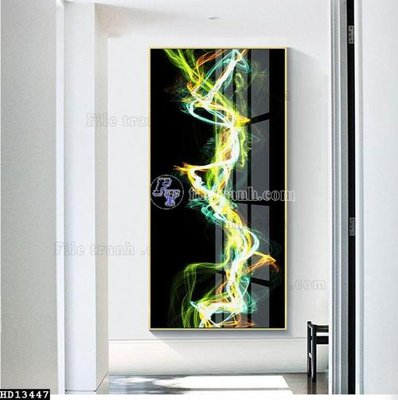 File gốc File tranh hiện đại pha lê gương HD13447 (PSD/TIFF) độ phân giải cao