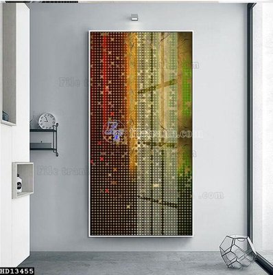 Tải file File tranh hiện đại pha lê gương HD13455 (PSD) cho in tranh 3D