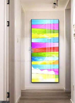 File tranh gốc File tranh hiện đại pha lê gương HD13491 (bản quyền) độc đáo