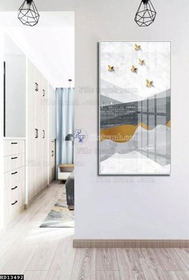 Download file tranh PSD File tranh hiện đại pha lê gương HD13492 để chỉnh sửa