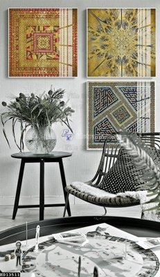 File gốc File tranh hiện đại pha lê gương HD13511 (thiết kế) cho in ấn