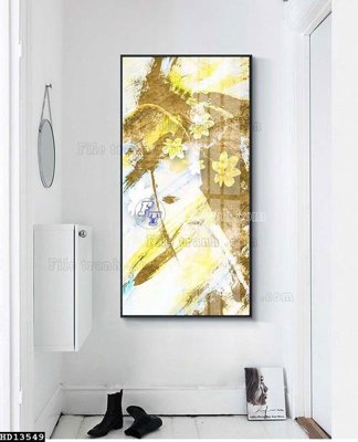 File PSD File tranh hiện đại pha lê gương HD13549 (gốc) tách lớp chi tiết