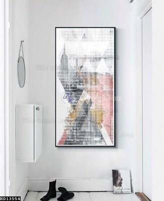 Download file gốc File tranh hiện đại pha lê gương HD13554 (in mica) trong suốt