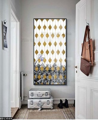 File in trần File tranh hiện đại pha lê gương HD13560 (bản gốc) mây trời