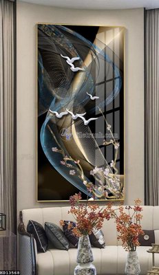 File gốc File tranh hiện đại pha lê gương HD13568 (PNG) trong suốt (transparent)