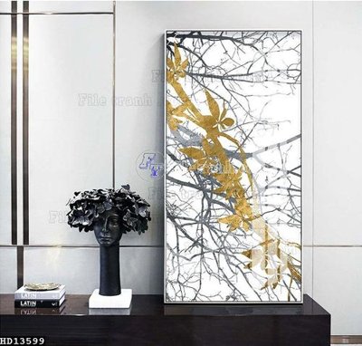 File tranh File tranh hiện đại pha lê gương HD13599 (gốc) chủ đề tĩnh vật