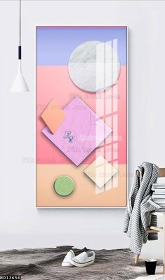 File PSD File tranh hiện đại pha lê gương HD13656 (bản gốc) độ phân giải cao