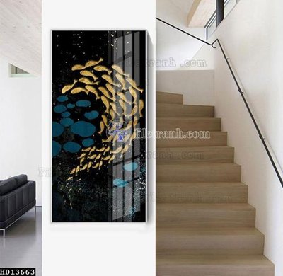 File gốc File tranh hiện đại pha lê gương HD13663 (in ấn) không giới hạn