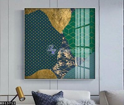 File tranh File tranh hiện đại pha lê gương HD13712 (bản gốc) trang trí văn phòng