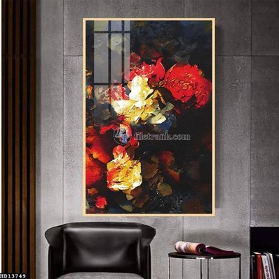 File gốc File tranh hiện đại pha lê gương HD13749 (trang trí) phòng làm việc