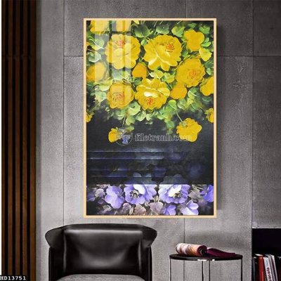 File in trần File tranh hiện đại pha lê gương HD13751 (bản gốc) trời sao