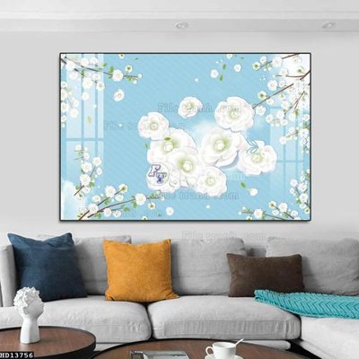 File PSD in ấn File tranh hiện đại pha lê gương HD13756 (chất lượng cao)