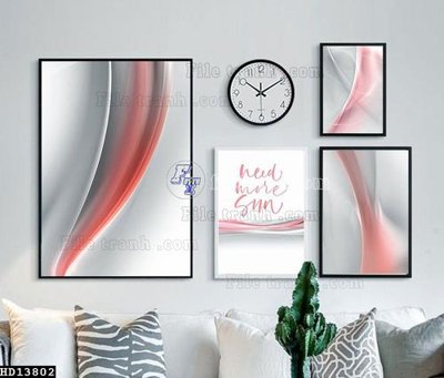 File ảnh File tranh hiện đại pha lê gương HD13802 (gốc) dùng in Pano