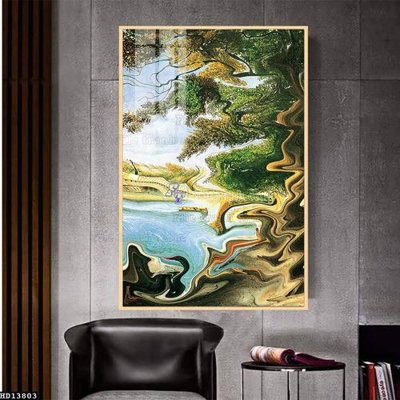 File gốc File tranh hiện đại pha lê gương HD13803 (in 3D) cho trang trí