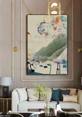 File tranh File tranh hiện đại pha lê gương HD13820 (file gốc) chuẩn màu in