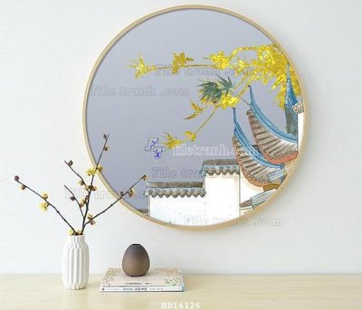 File gốc in ấn File bộ tranh treo hiện đại HD14126 độ phân giải cao