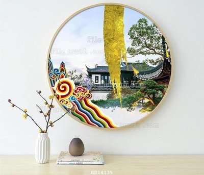 File gốc File bộ tranh treo hiện đại HD14135 (thiết kế) độc quyền