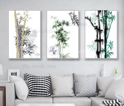 File tranh in tráng gương File bộ tranh treo hiện đại HD14156 (siêu nét)