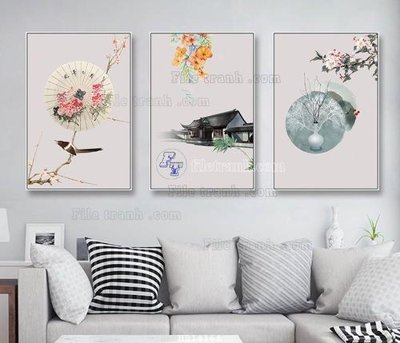 File gốc File bộ tranh treo hiện đại HD14161 (PNG) chất lượng cao